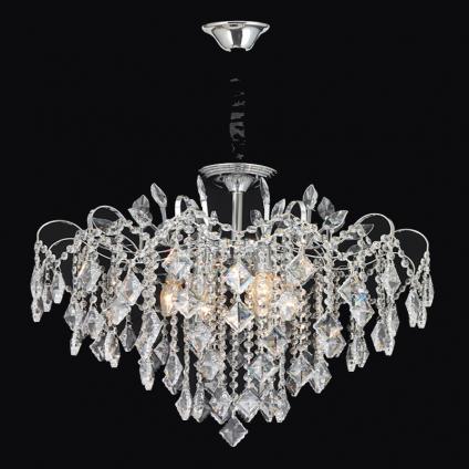 Люстра 0438/12 CH хром/хрусталь 12x60W E14 d1000 h1000, MIX24